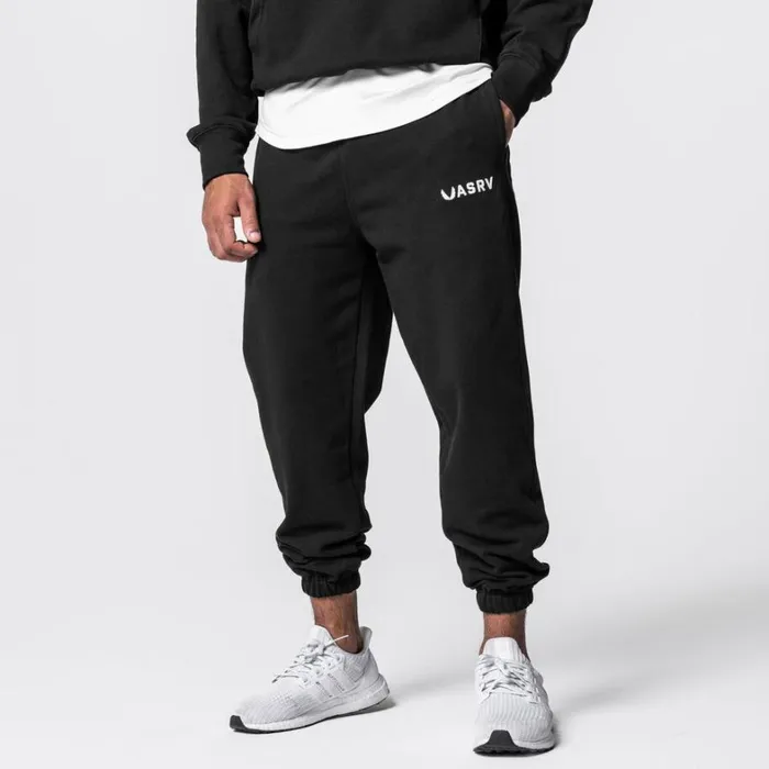 Joggers and Pants Men ASRV TechTerry Oversized Sweats Black
