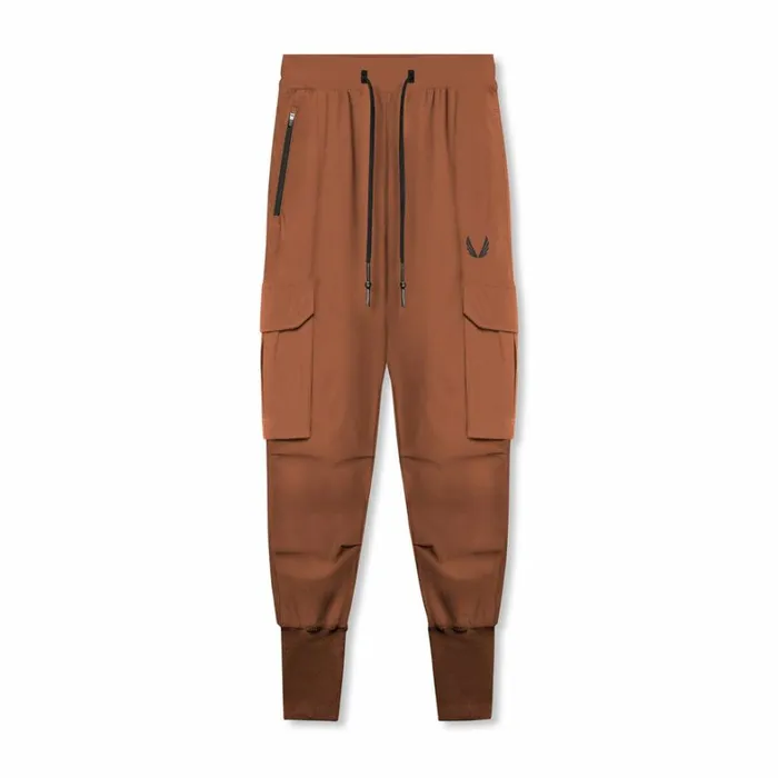 Joggers and Pants Men ASRV TetraLite Cargo High Rib Jogger Rust