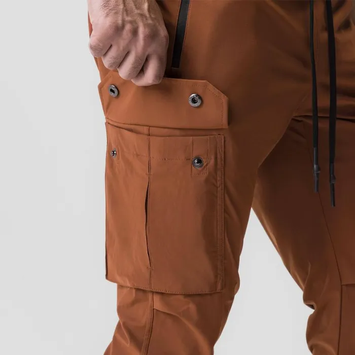 Joggers and Pants Men ASRV TetraLite Cargo High Rib Jogger Rust