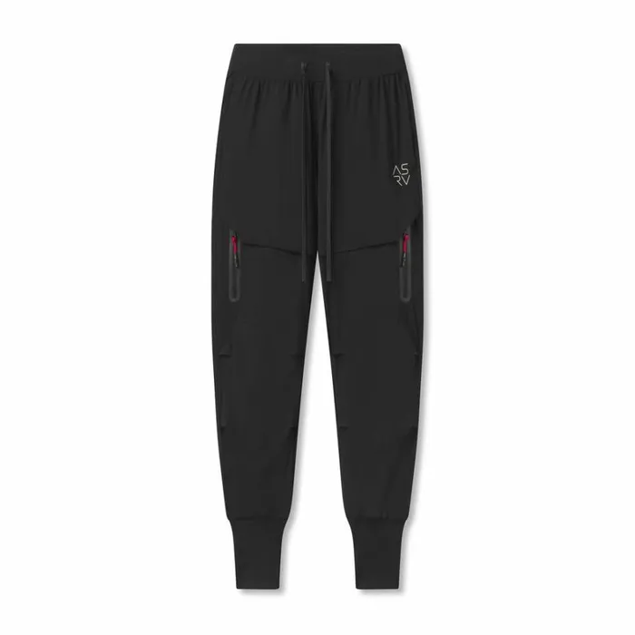 Joggers and Pants Men ASRV TetraLite Tech High Rib Jogger Black 034cyber034
