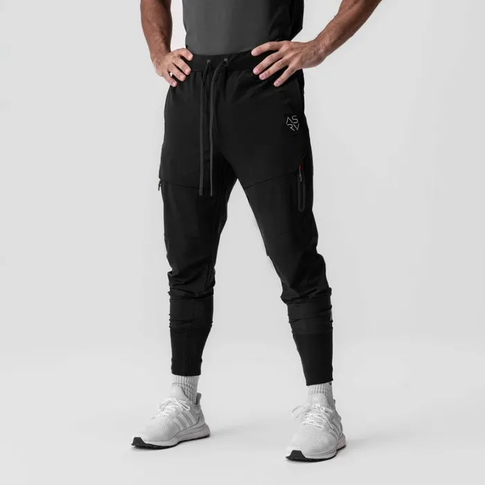Joggers and Pants Men ASRV TetraLite Tech High Rib Jogger Black 034cyber034