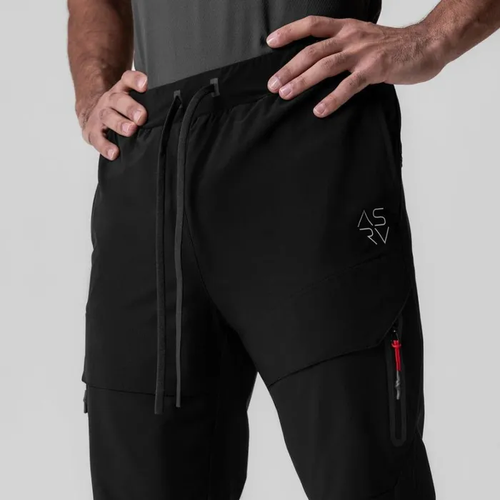 Joggers and Pants Men ASRV TetraLite Tech High Rib Jogger Black 034cyber034