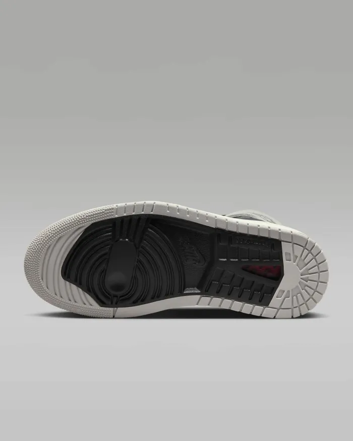 Jordan Women Nike Air Jordan 1 Zoom CMFT 2 Light Iron Oreblackcoconut Milkneutral Grey