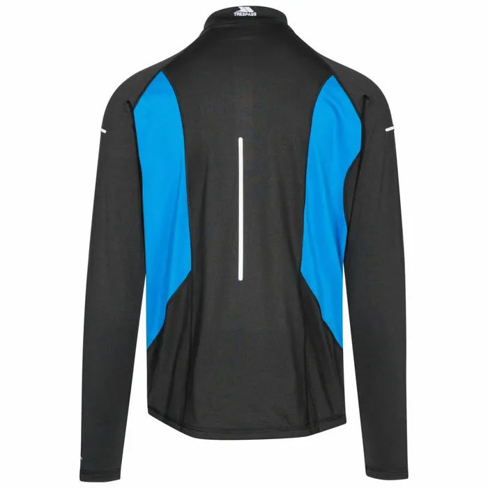 Keenan II Quick Dry Active Top Black Men Trespass Base Layers