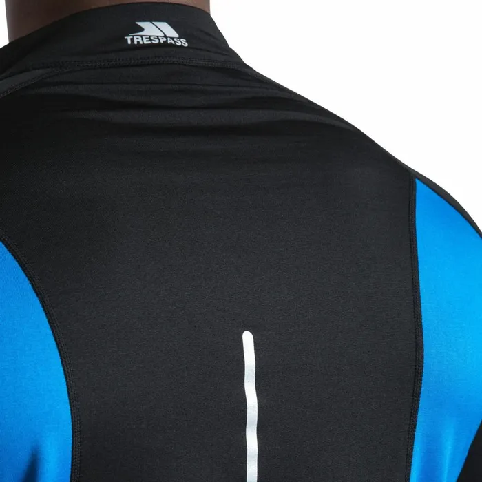 Keenan II Quick Dry Active Top Black Men Trespass Base Layers