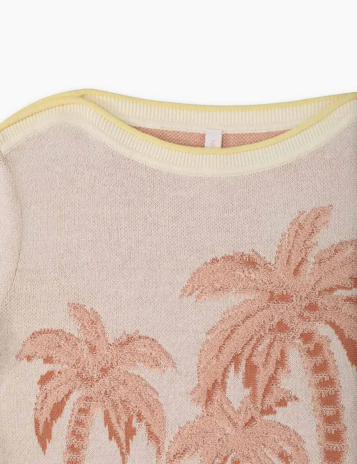 Kids Clothing Zimmermann Ottie Jacquard Sweater Multi