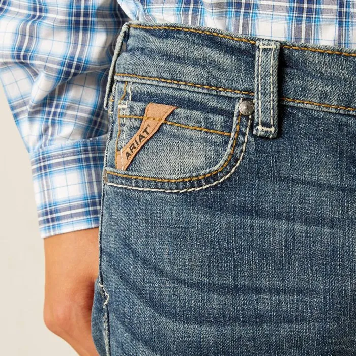 Kids Jeans Ariat B4 Relaxed Sebastian Boot Cut Wave Kids Jeans Ariat B4 Relaxed Sebastian Boot Cut Wave