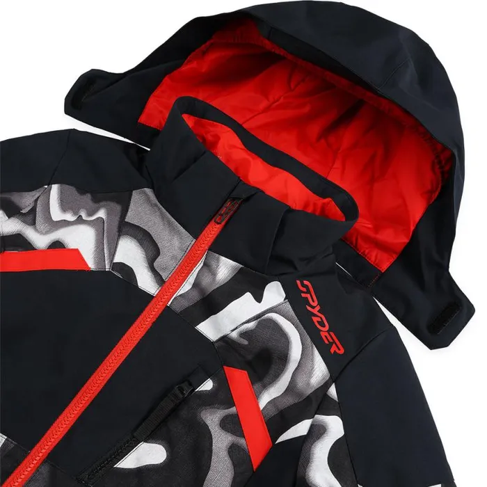Kids Leader Black Combo Spyder Insulated