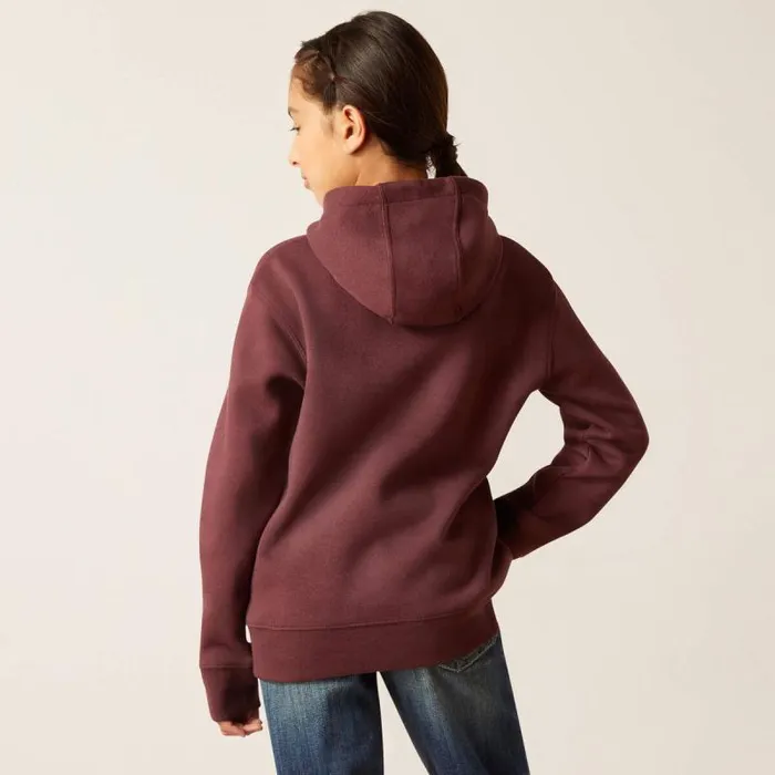 Kids Sweatshirts and Hoodies Ariat Flora Hoodie Clove Brown Kids Sweatshirts and Hoodies Ariat Flora Hoodie Clove Brown