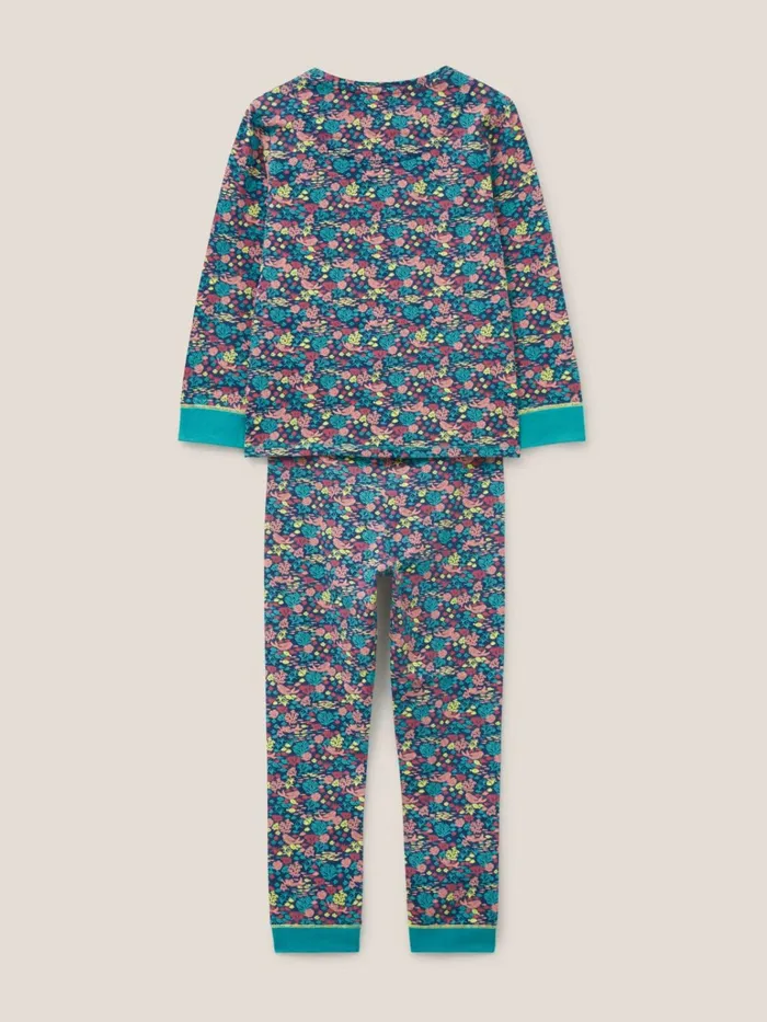 Kids White Stuff Pyjamas Sea Life Printed PJ Set Navy Print Kids White Stuff Pyjamas Sea Life Printed PJ Set Navy Print