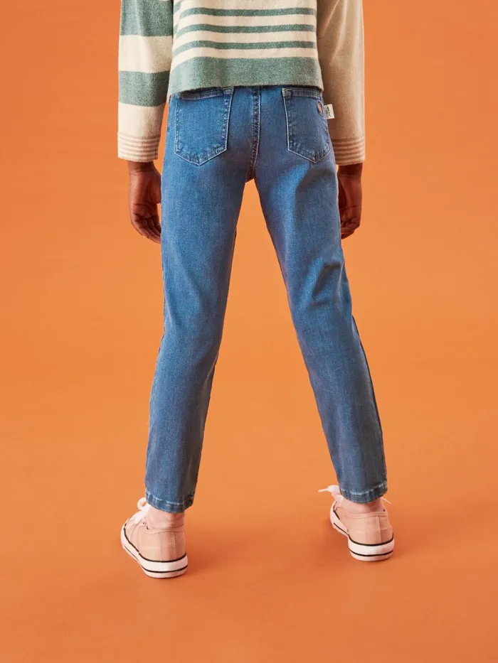 Kids White Stuff Trousers Denim Jegging Chambray Blue Kids White Stuff Trousers Denim Jegging Chambray Blue