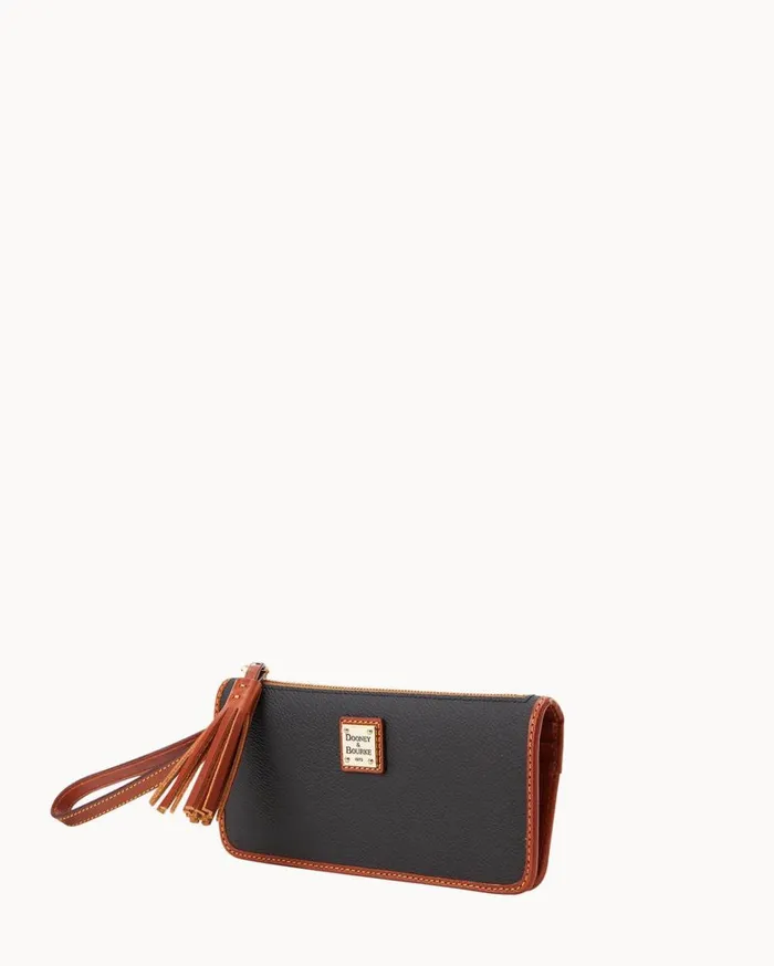 Kirby Tatum Wristlet Black Women Dooney and Bourke Wallets Kirby Tatum Wristlet Black Women Dooney and Bourke Wallets