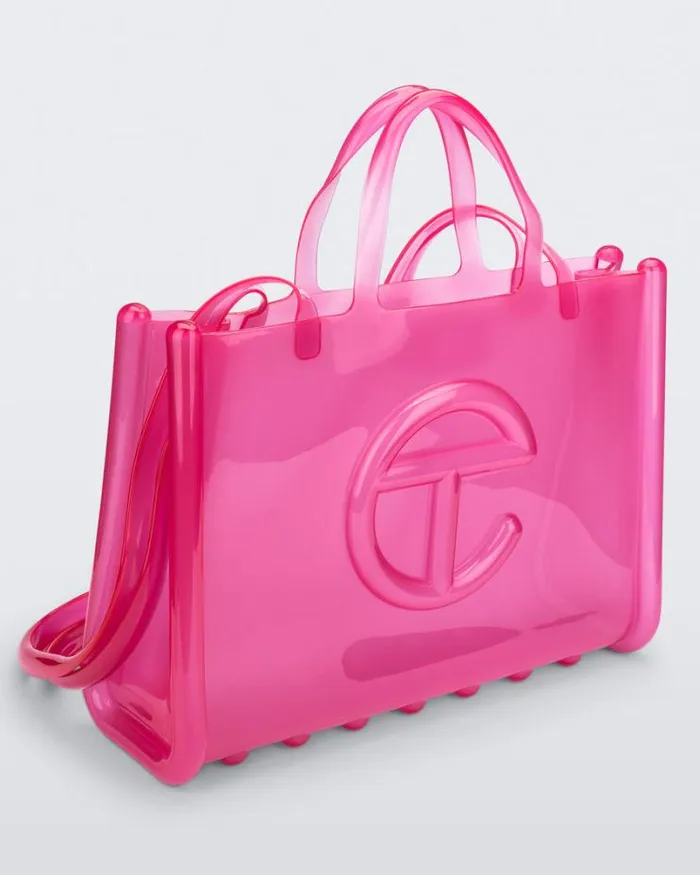Large Jelly Shopper Pink Women Melissa Handbags