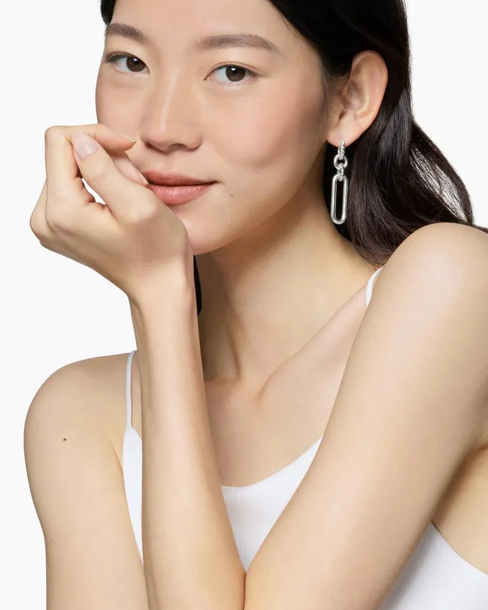 Lexington Double Link Drop Earrings In Sterling Silver 53mm Women David Yurman Drop Lexington Double Link Drop Earrings In Sterling Silver 53mm Women David Yurman Drop