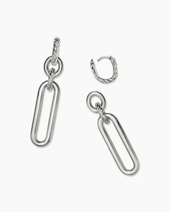 Lexington Double Link Drop Earrings In Sterling Silver 53mm Women David Yurman Drop Lexington Double Link Drop Earrings In Sterling Silver 53mm Women David Yurman Drop