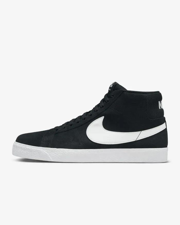 Lifestyle MenWomen Nike SB Zoom Blazer Mid Blackwhitewhitewhite