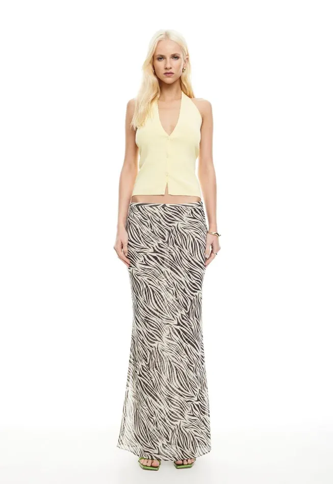 Lioness Fashion BRAT HALTER TOP Butter Women Tops