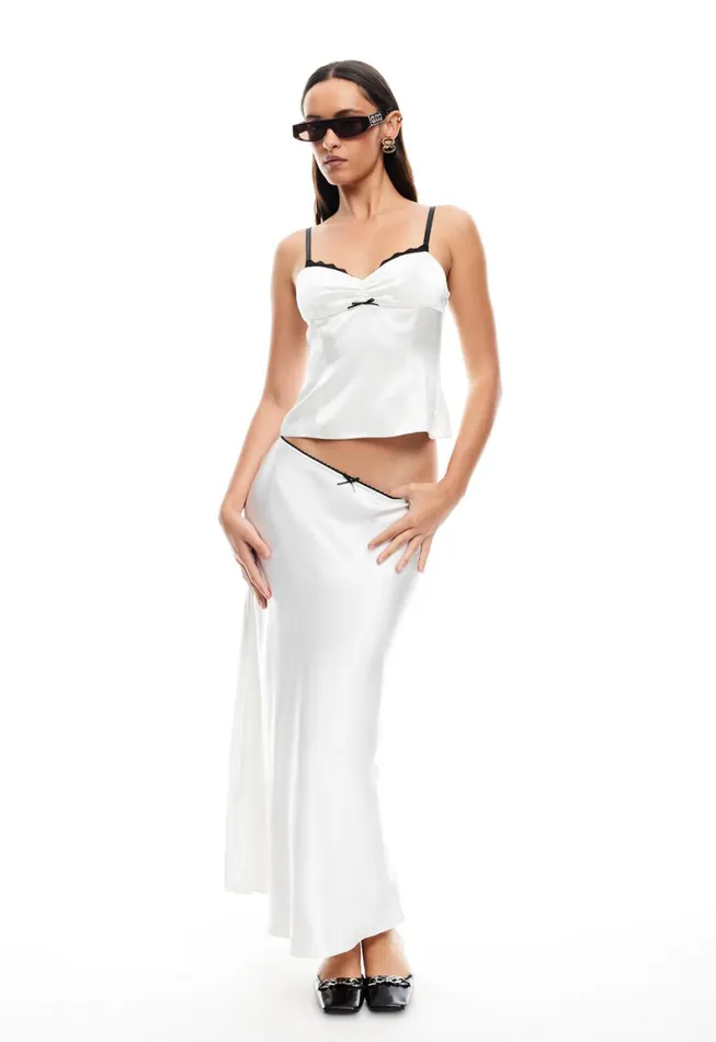 Lioness Fashion ENIGMATIC MAXI SKIRT Porcelain Women Skirts