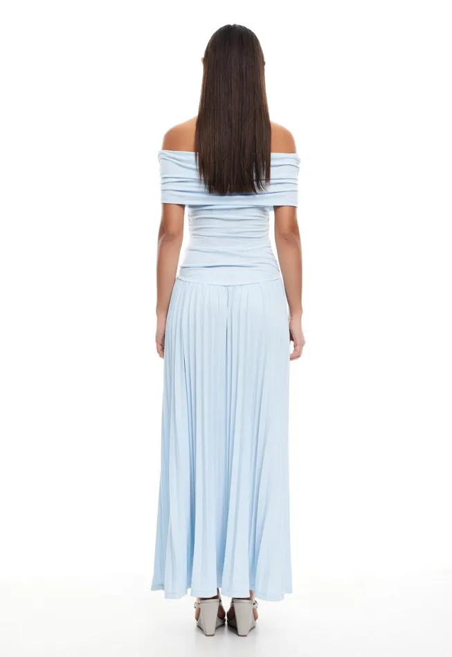 Lioness Fashion FIELD OF DREAMS MAXI Soft Blue Women Dresses Lioness Fashion FIELD OF DREAMS MAXI Soft Blue Women Dresses