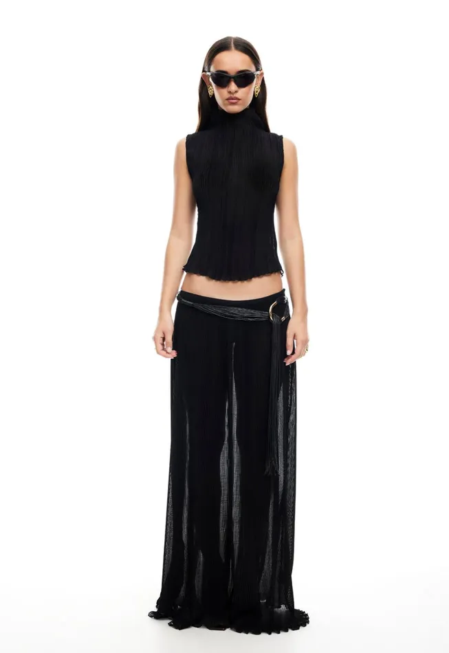 Lioness Fashion FORD MAXI Onyx Women Bottoms Lioness Fashion FORD MAXI Onyx Women Bottoms