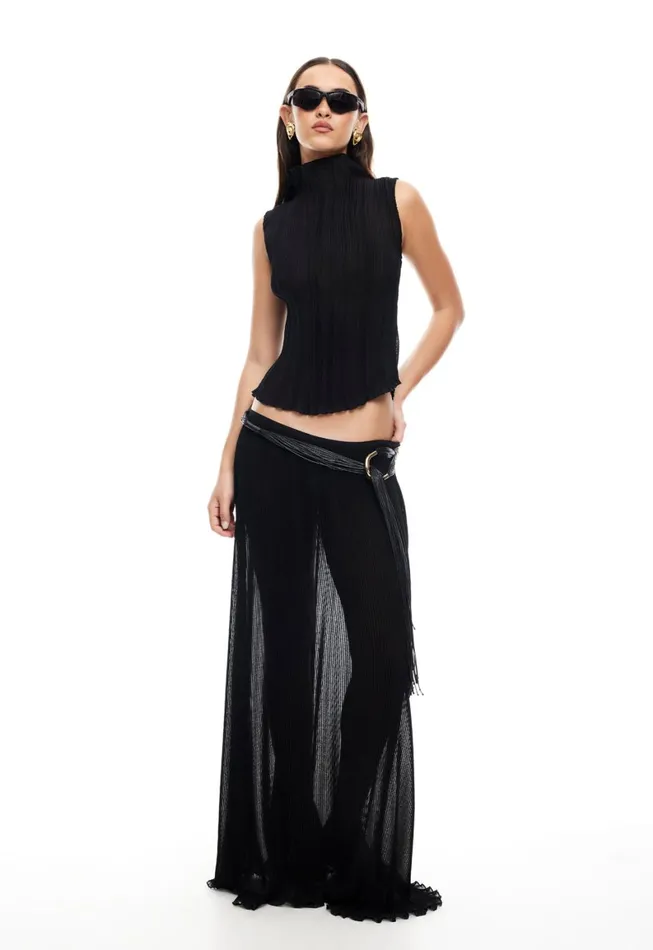 Lioness Fashion FORD MAXI Onyx Women Bottoms Lioness Fashion FORD MAXI Onyx Women Bottoms