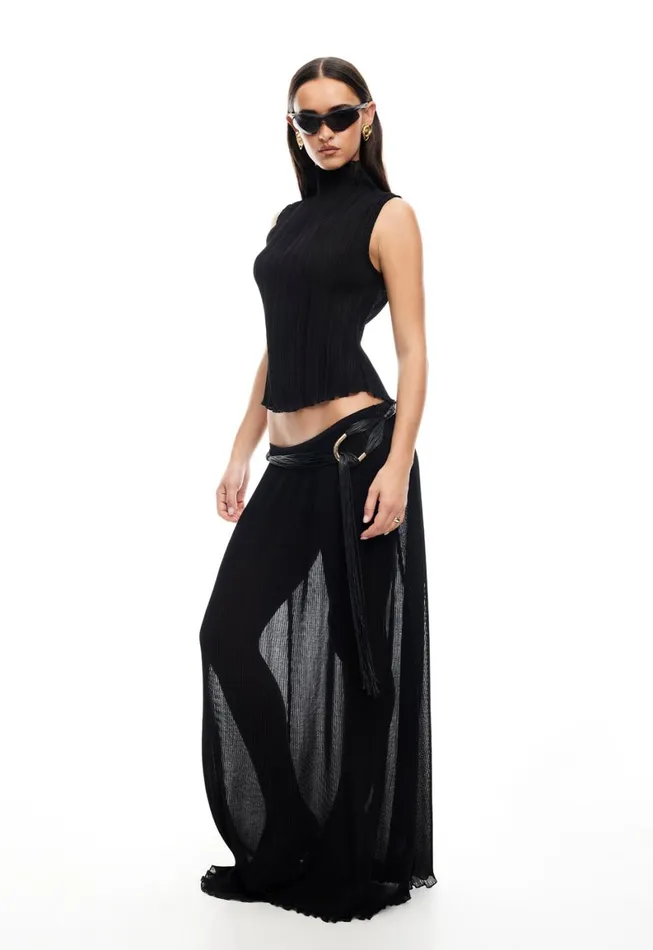 Lioness Fashion FORD MAXI Onyx Women Bottoms Lioness Fashion FORD MAXI Onyx Women Bottoms