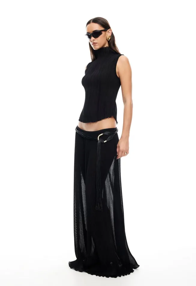 Lioness Fashion FORD MAXI Onyx Women Bottoms Lioness Fashion FORD MAXI Onyx Women Bottoms