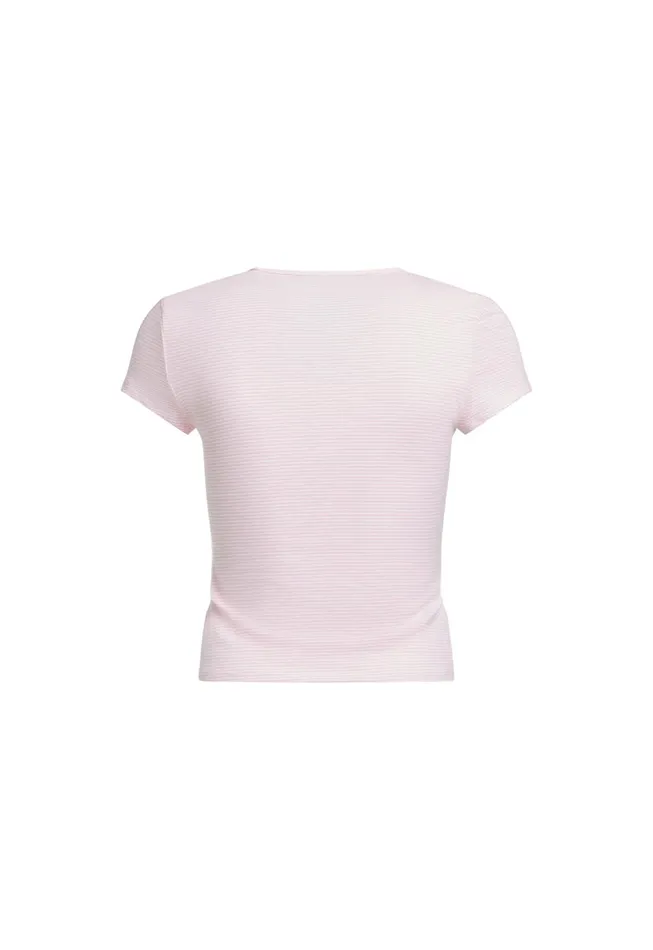 Lioness Fashion IN BLOOM TEE Pink Stripe Women Tops Lioness Fashion IN BLOOM TEE Pink Stripe Women Tops