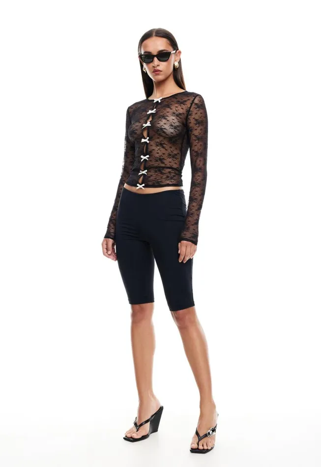 Lioness Fashion RENDEZVOUS CAPRIS Onyx Women Shorts