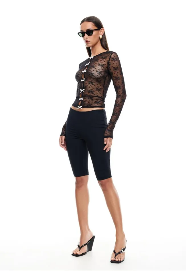 Lioness Fashion RENDEZVOUS CAPRIS Onyx Women Shorts Lioness Fashion RENDEZVOUS CAPRIS Onyx Women Shorts