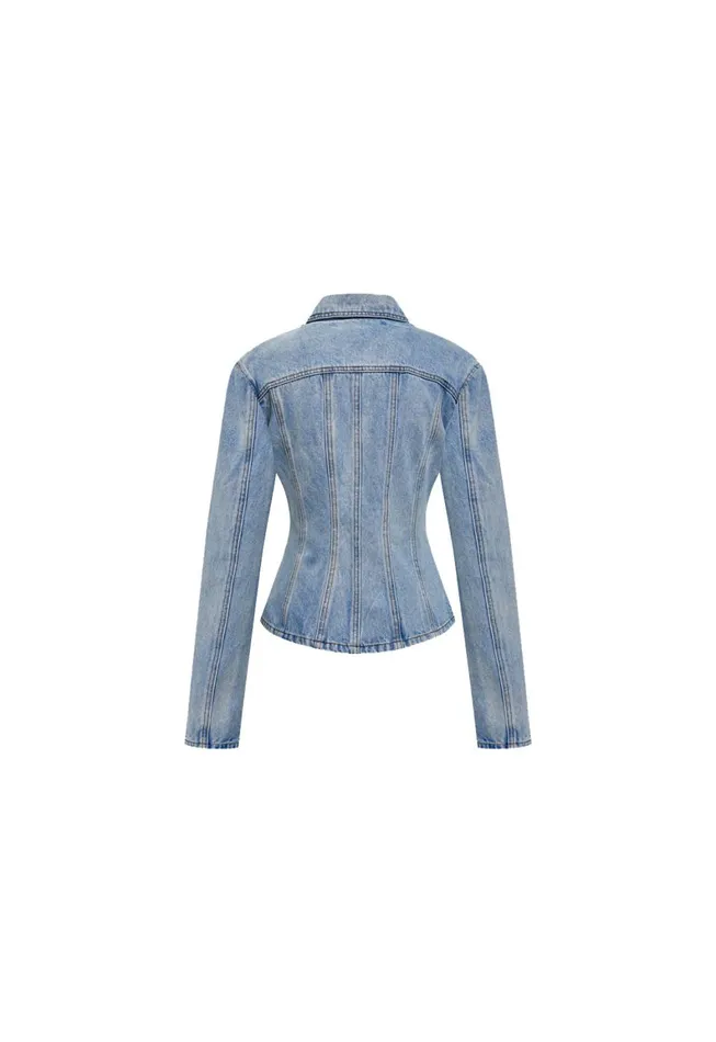 Lioness Fashion RIDER DENIM JACKET Light Denim Women Denim Lioness Fashion RIDER DENIM JACKET Light Denim Women Denim