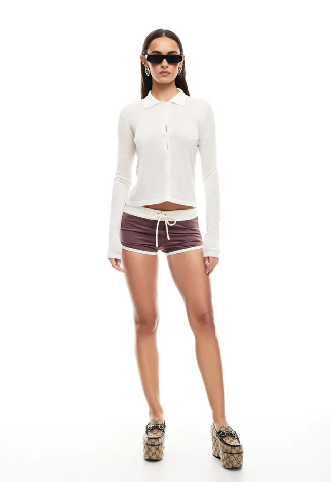 Lioness Fashion SERENA SHORT Chestnut Women Shorts Lioness Fashion SERENA SHORT Chestnut Women Shorts