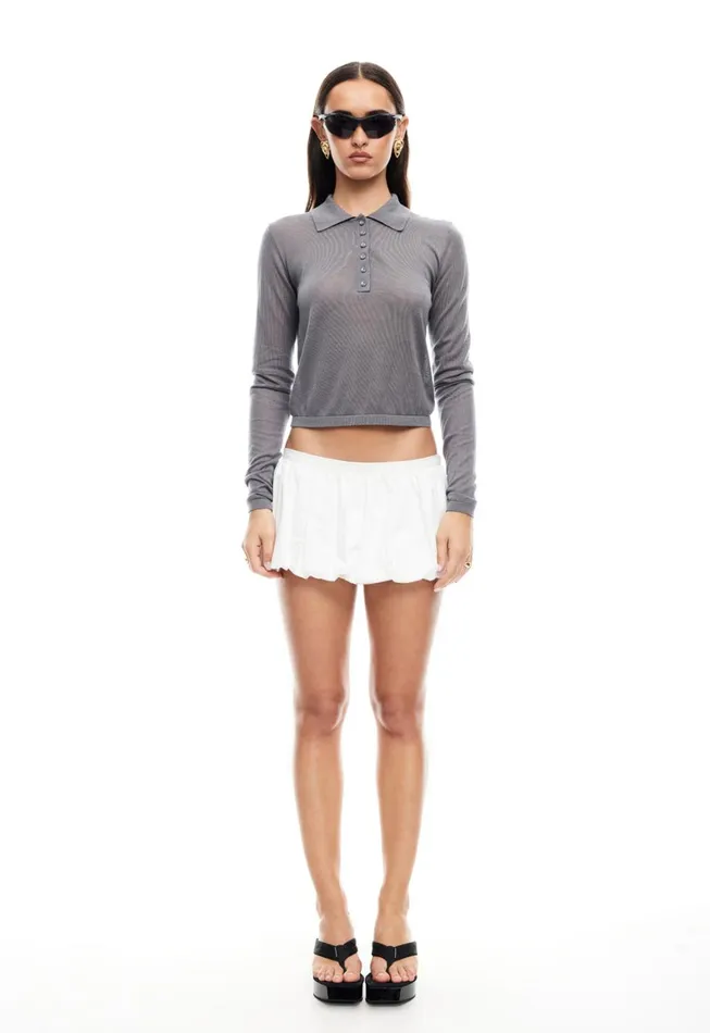Lioness Fashion UN TUTU MINI SKORT Porcelain Women Skirts Lioness Fashion UN TUTU MINI SKORT Porcelain Women Skirts