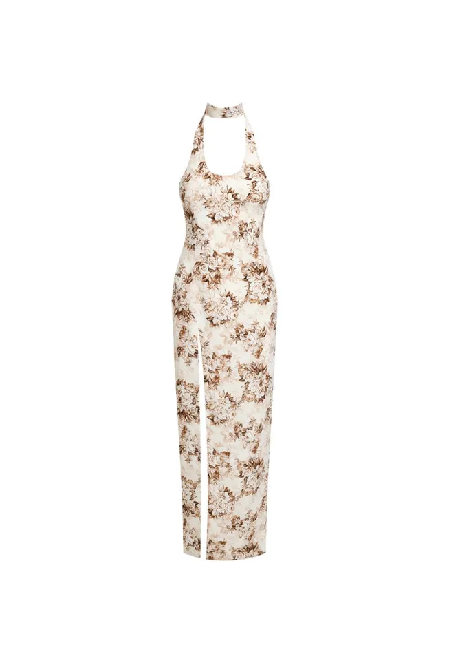 Lioness Fashion WESTWOOD MAXI DRESS Chocolate Floral Women Dresses Lioness Fashion WESTWOOD MAXI DRESS Chocolate Floral Women Dresses