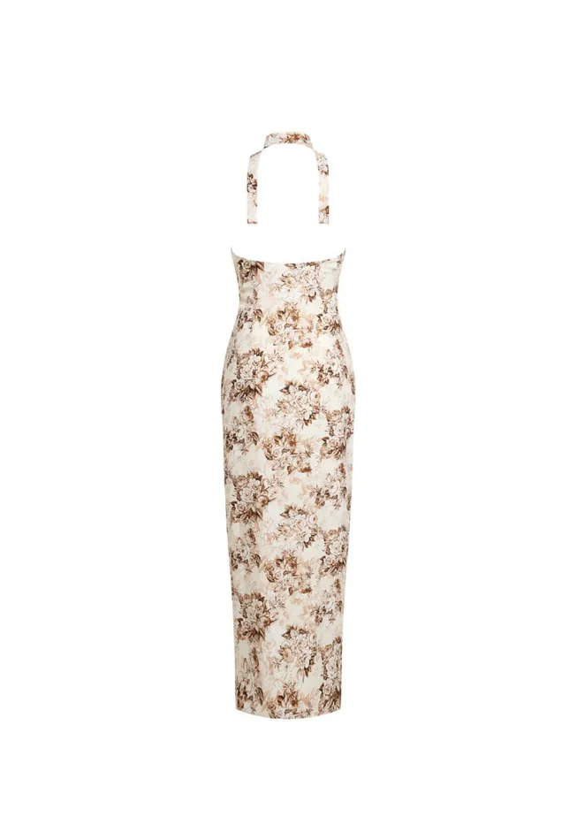 Lioness Fashion WESTWOOD MAXI DRESS Chocolate Floral Women Dresses Lioness Fashion WESTWOOD MAXI DRESS Chocolate Floral Women Dresses