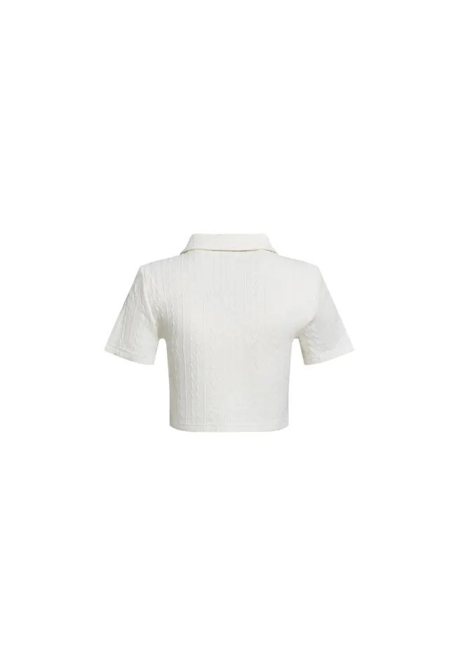 Lioness Fashion WOLFGANG SHORT SLEEVE Ivory Women Sets and Coords Lioness Fashion WOLFGANG SHORT SLEEVE Ivory Women Sets and Coords