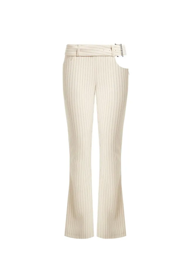 Lioness Fashion YVES PANT Cream Pinstripe Women Pants Lioness Fashion YVES PANT Cream Pinstripe Women Pants