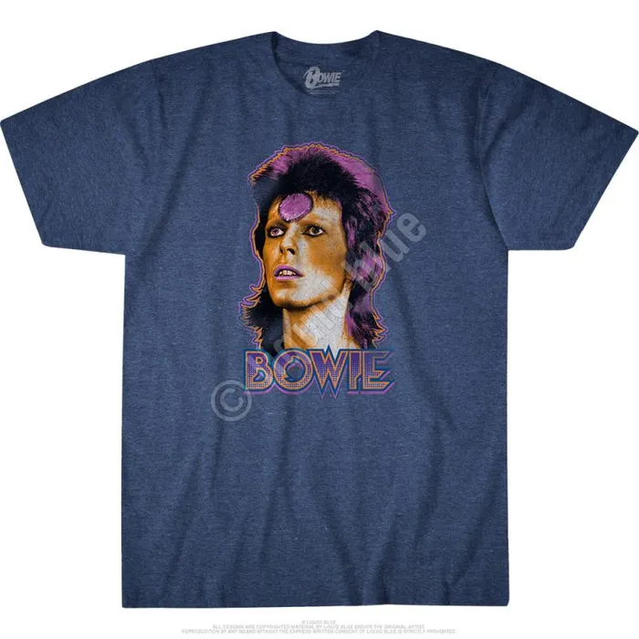 Liquid Blue PolyCotton TShirt Men Ziggy Medallion Dark Blue Heather PolyCotton TShirt Liquid Blue PolyCotton TShirt Men Ziggy Medallion Dark Blue Heather PolyCotton TShirt