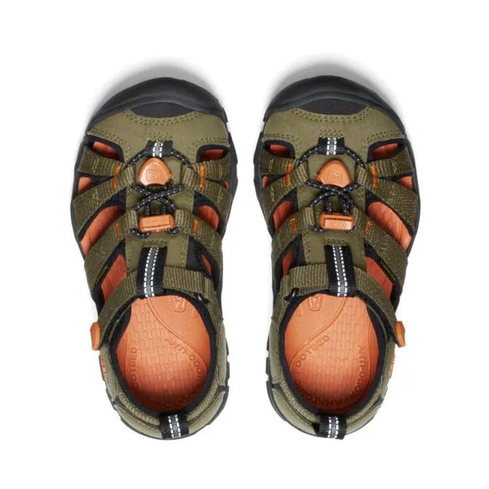 Little Kids039 Seacamp II CNX Dark OliveGold Flame Sandal Kids KEEN Little Kids Little Kids039 Seacamp II CNX Dark OliveGold Flame Sandal Kids KEEN Little Kids