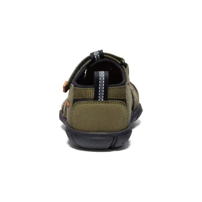 Little Kids039 Seacamp II CNX Dark OliveGold Flame Sandal Kids KEEN Little Kids Little Kids039 Seacamp II CNX Dark OliveGold Flame Sandal Kids KEEN Little Kids