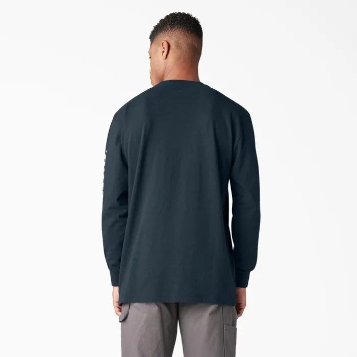 Long Sleeve Heavyweight Logo TShirt Dark Navy Dark Navy dn Men Dickies TShirts Long Sleeve Heavyweight Logo TShirt Dark Navy Dark Navy dn Men Dickies TShirts