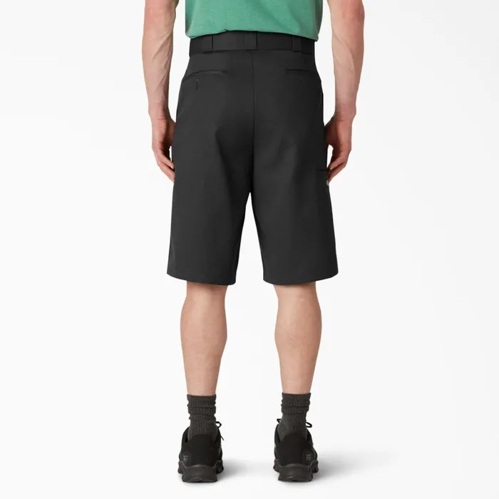 Loose Fit Flat Front Work Shorts 13034 Black Black bk Men Dickies Work Shorts Loose Fit Flat Front Work Shorts 13034 Black Black bk Men Dickies Work Shorts