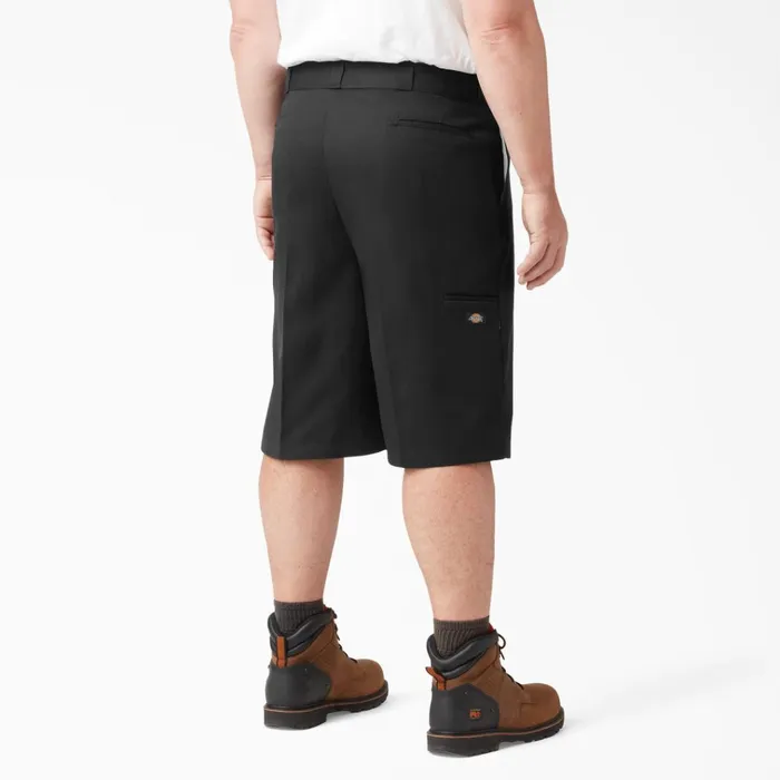 Loose Fit Flat Front Work Shorts 13034 Black Black bk Men Dickies Work Shorts Loose Fit Flat Front Work Shorts 13034 Black Black bk Men Dickies Work Shorts