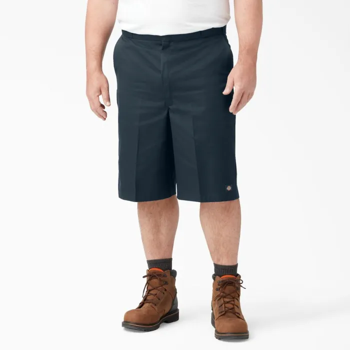Loose Fit Flat Front Work Shorts 13034 Dark Navy Dark Navy dn Men Dickies Work Shorts Loose Fit Flat Front Work Shorts 13034 Dark Navy Dark Navy dn Men Dickies Work Shorts