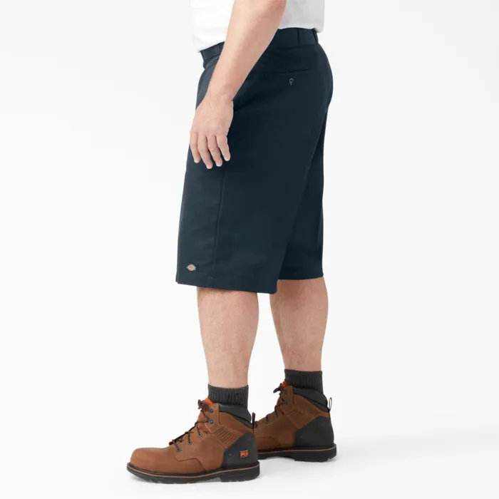 Loose Fit Flat Front Work Shorts 13034 Dark Navy Dark Navy dn Men Dickies Work Shorts Loose Fit Flat Front Work Shorts 13034 Dark Navy Dark Navy dn Men Dickies Work Shorts