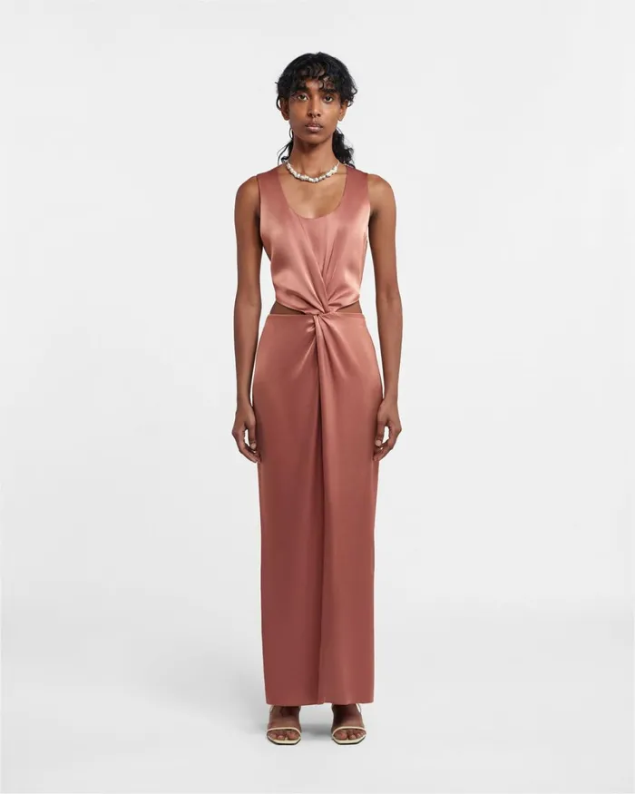 Lucca Brown Terra Women Nanushka Dresses