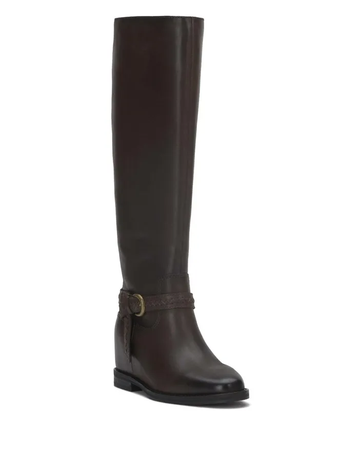 Maltet High Boot Dark Brown Women Lucky Brand Shoes