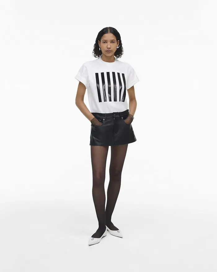 Marc Jacobs Bottoms Women The Leather Skort Black
