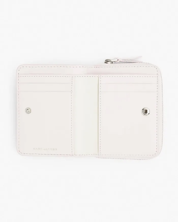 Marc Jacobs Small Wallets Women The Leather Mini Compact Wallet Cotton