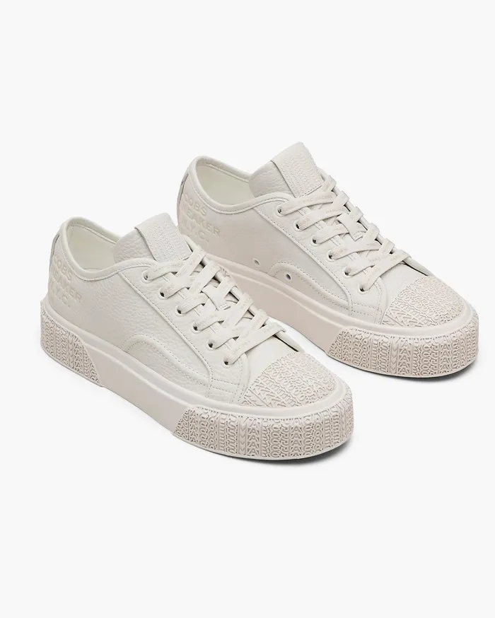 Marc Jacobs Sneakers Women The Leather Sneaker Cotton White